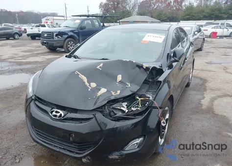 2013 Hyundai Elantra Gls из США, поврежденный, VIN 5NPDH4AE2DH257214